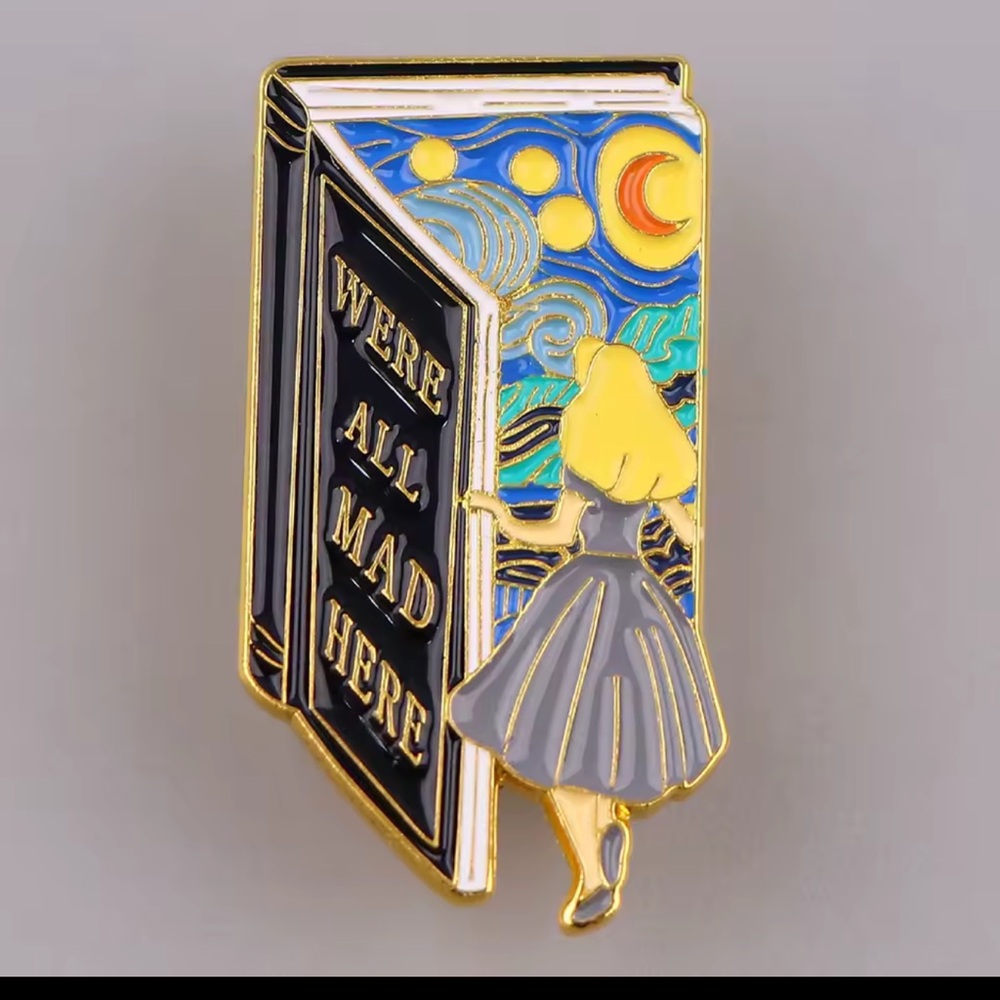 Alice in Wonderland Enamel Pin